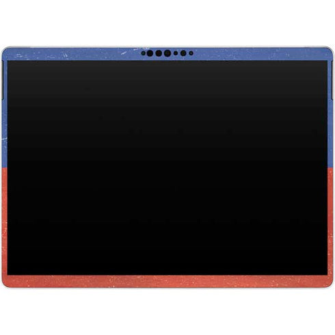 Haiti Flag Distressed Surface Pro 8 Skin